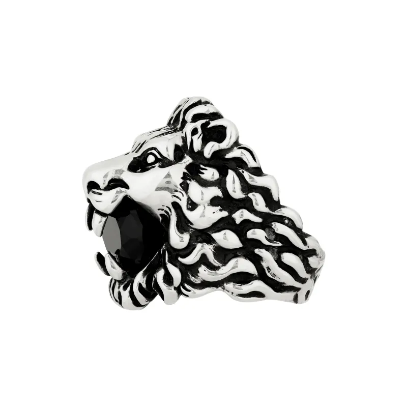 GUCCI Metal, Crystal Rings Men's-1