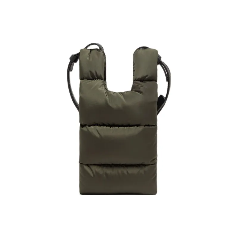 Moncler LEGERETE Collaboration Nylon Crossbody Bag, Shoulder Bag Small Size Women's Olive Green-2