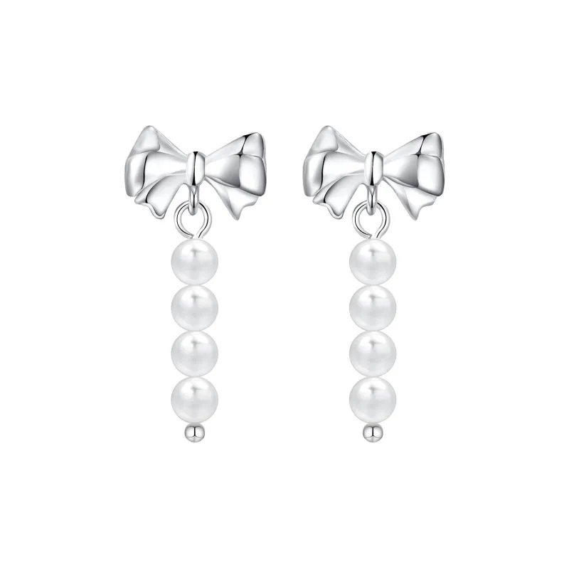 LIANDUO S925 Silver Earrings Women's-0
