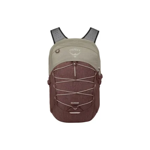 OSPREY Recycled Nylon Fabric Outdoor Mountaineering Bag, Backpack Regular Unisex Brown Red & Sandy Umber