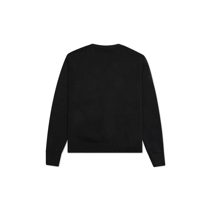 OFF WHITE Logo Patch V Neck Cardigan-1