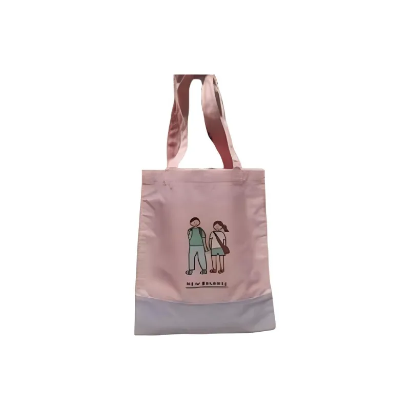 New Balance ZPZ Collaboration Fabric Tote Bag, Shopping Bag, Shoulder Bag, Handbag Regular Unisex Pink-2