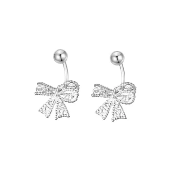LIPSW 999 Fine Silver Stud Earrings Women's
