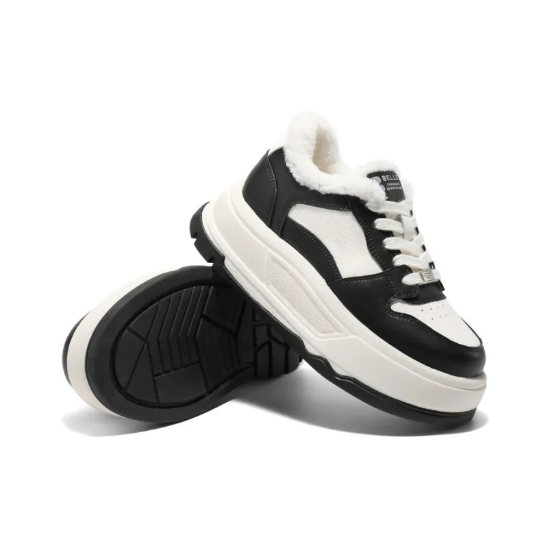 BELLE Lightweight Wear-Resistant And Slip-Resistant Low-Top Skateboard Shoes Women's-14