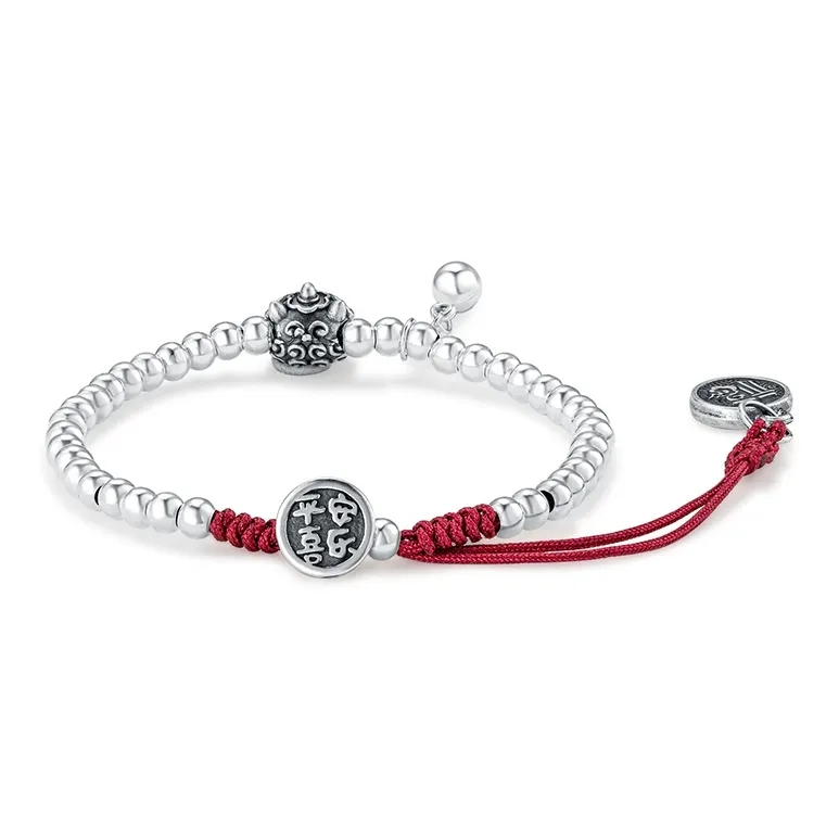 BEIJINGHUANGJIN S925 Silver Bracelets Unisex-2