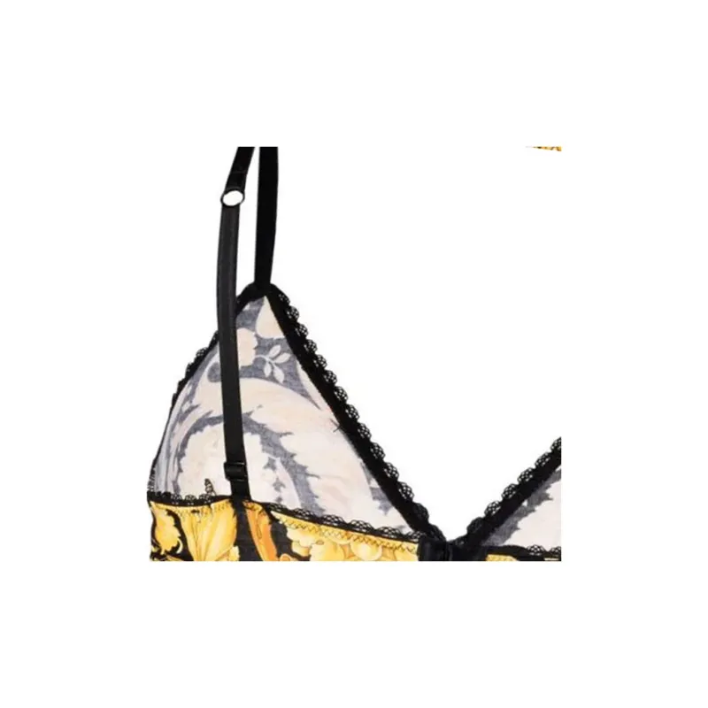 VERSACE Barocco Printed Bralette-4