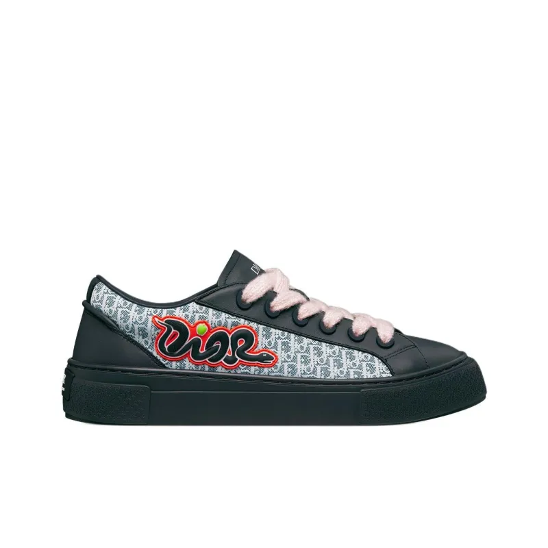 KAWS x DIOR B33 Low Top Skateboard Shoes Men's Blue White Limited Edition Numbered Edition-1