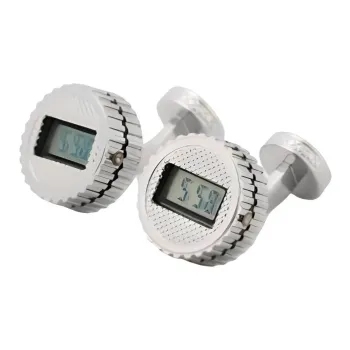TATEOSSIAN Steel Cufflinks Men's Silver