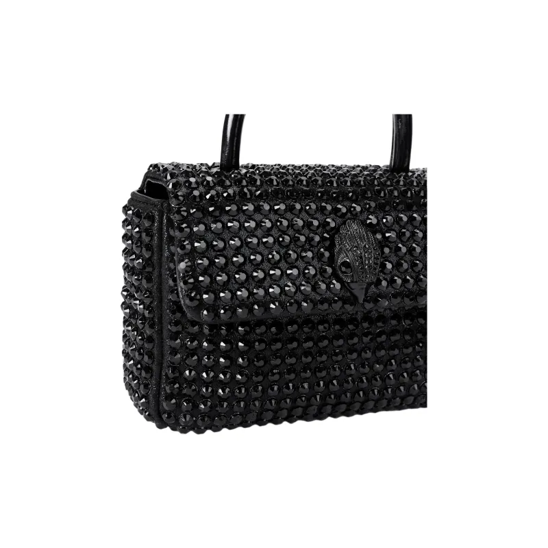 Kurt Geiger London Kensington Fabric One Shoulder Handbag Mini Women's Black-3