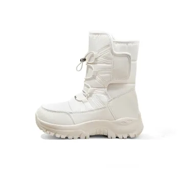 A Poinsettia Princess Short Snow Boots Women's
