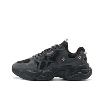 PEAK Casual Shoes Women's Low Top Gothic Gray Black