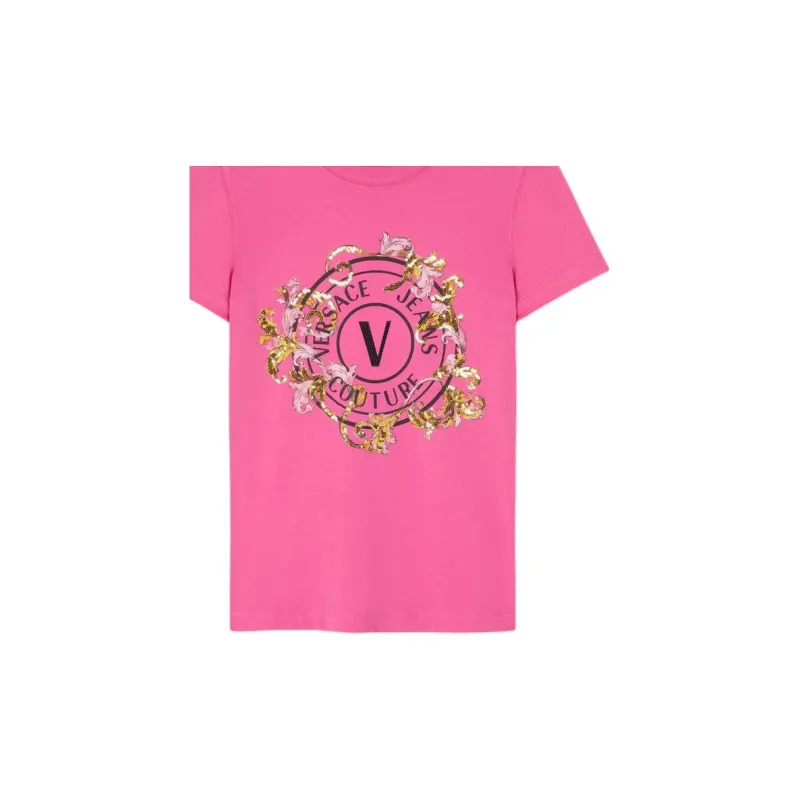 VERSACE Baroque Logo T Shirt-7