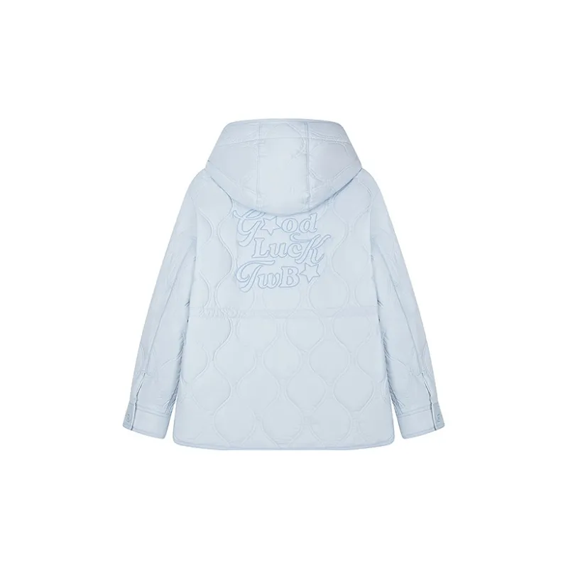 Teenie Weenie Puffer Jacket Women's Light Blue-1