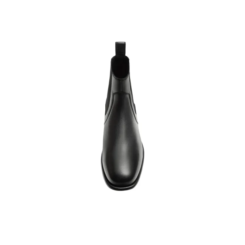 ZARA Short Chelsea Boots Men's Black-3