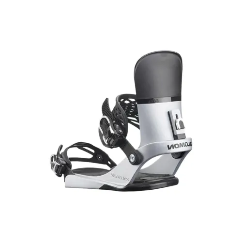 SALOMON Single Snowboard Ski Bindings Unisex Silver Black Multicolor