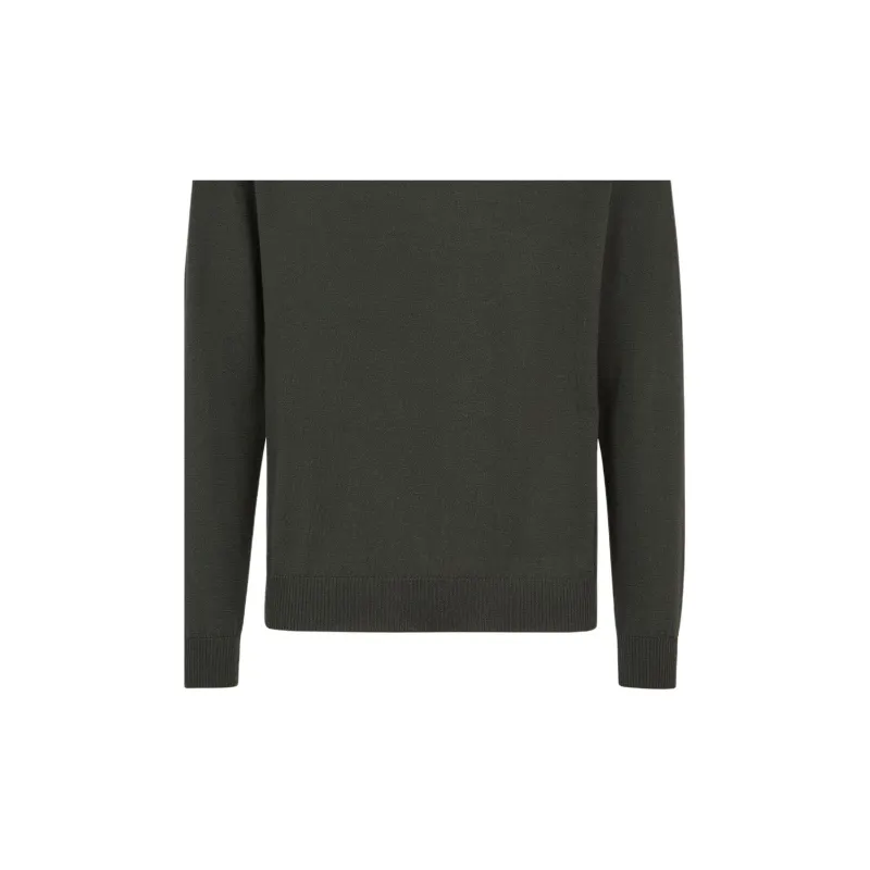 FENDI Crewneck Long Sleeve Knit Sweater-5