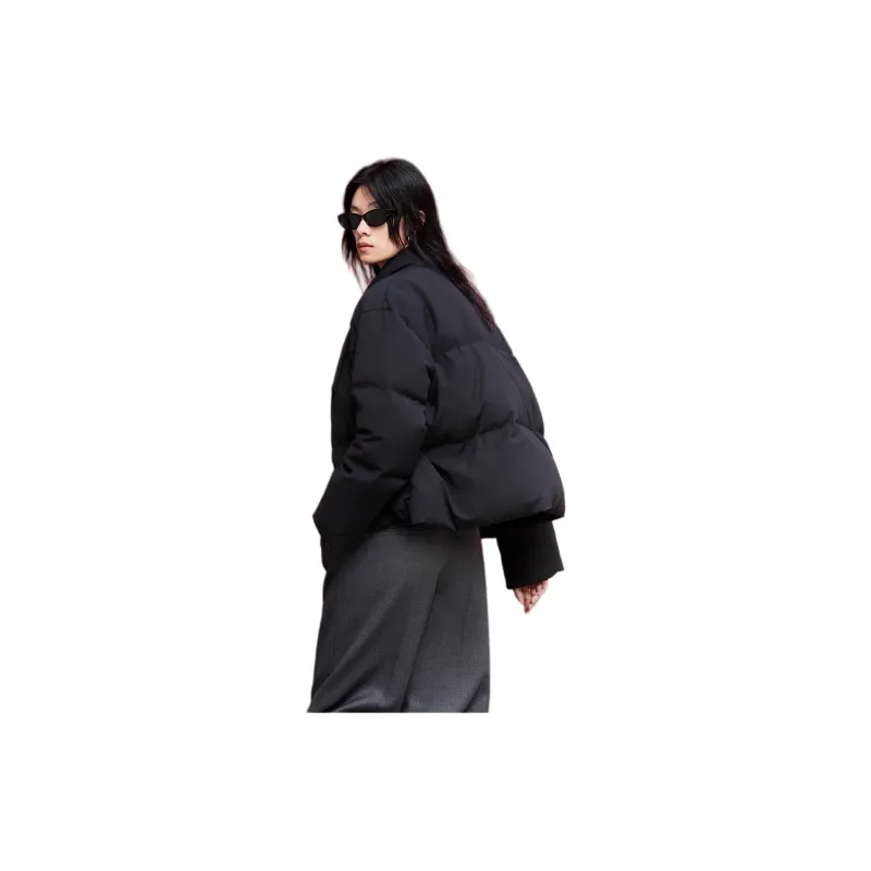 MOCO Down Jacket Women's Blue Black-2