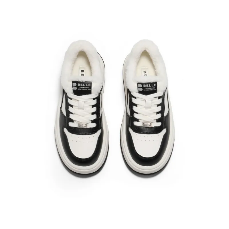 BELLE Lightweight Wear-Resistant And Slip-Resistant Low-Top Skateboard Shoes Women's-12