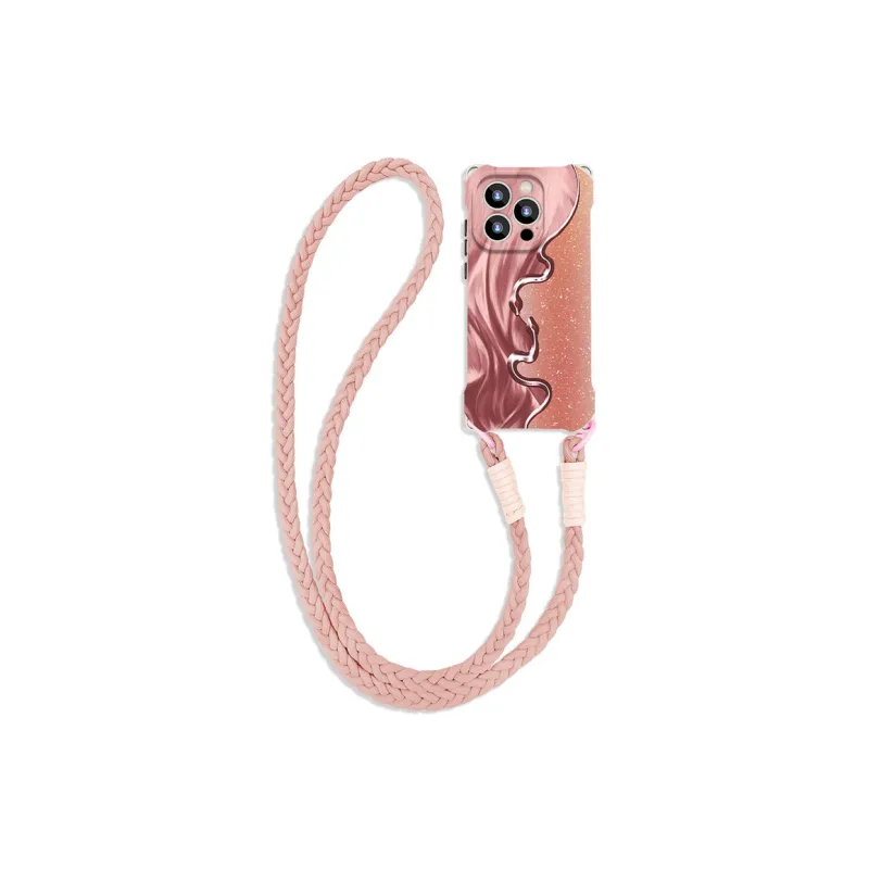 Sen Dog Silicone Material Quad Lanyard Advanced Sensing Phone Cases Compatible With IPhone 16 Pro Max/Pro/Plus/15/14/13-5