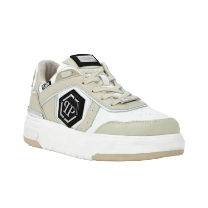 PHILIPP PLEIN Lo Top Low Top Skateboard Shoes Unisex Beige-3