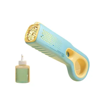 JOY FUER Handheld Fully Automatic Multi Hole Light With Special Gun Rainbow Bubble Gun Outdoor Bubble Machines