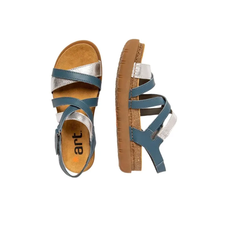 Art RHODES Strap Sandals Women's Blue-2