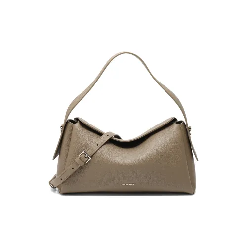 BELLE Cow Leather Pillow Bag Shoulder Bag Crossbody Bag Large Size Women's Gray
