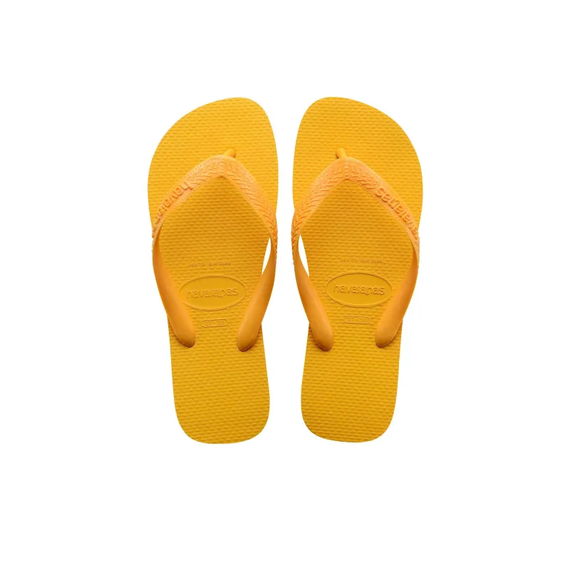 Havaianas Abrasion-Resistant Flip Flops Men's Yellow-3