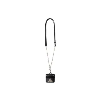 POP MART SKULLPANDA PU Crossbody Bag Regular Unisex Black