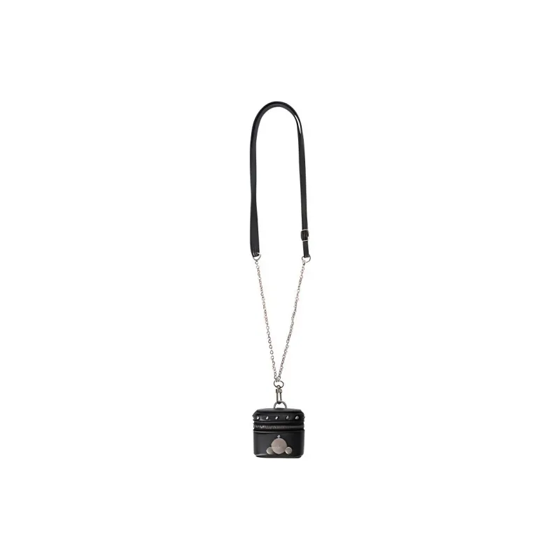 POP MART SKULLPANDA PU Crossbody Bag Regular Unisex Black-0