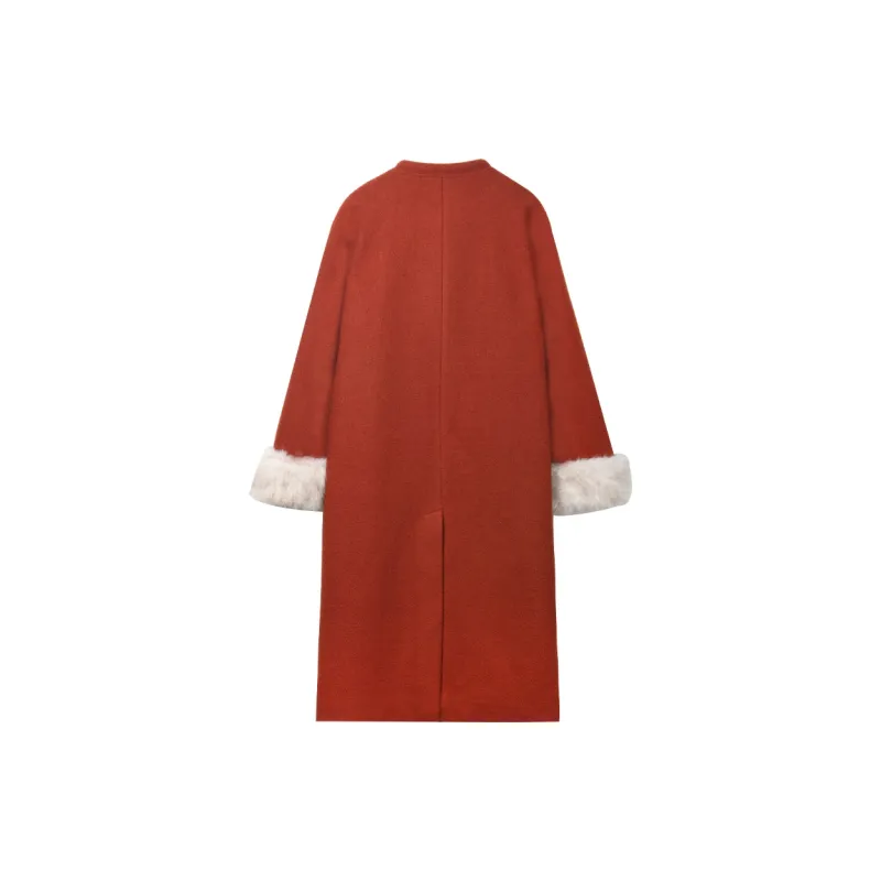 MISHOW Coat Women's Vintage Red-1