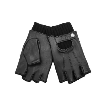 NOOLDERS Sheepskin, Knitted Fabric Wool Gloves Men's
