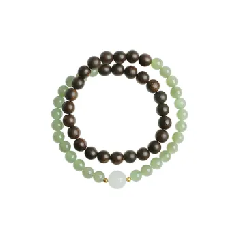 Moon Seal Hundred Rivers Fragrance Agarwood Precious Wood Bracelets Unisex