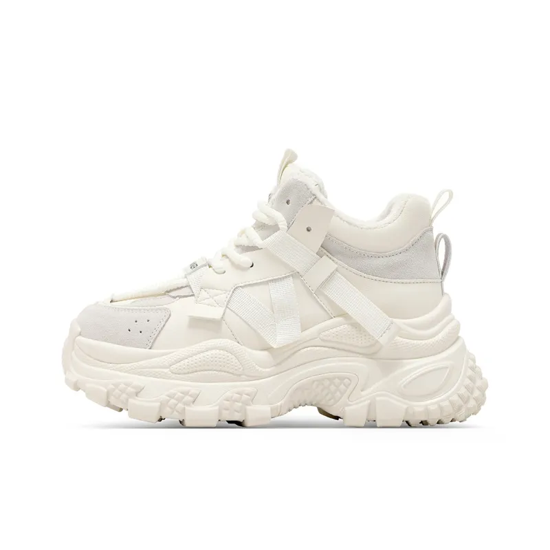 C°BANNER Wear-Resistant Mid-Top Chunky Sneakers Women's-10