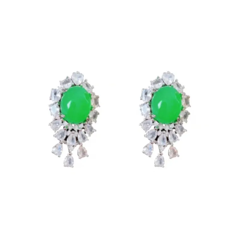 Grace Chalcedony Earrings Women's-0