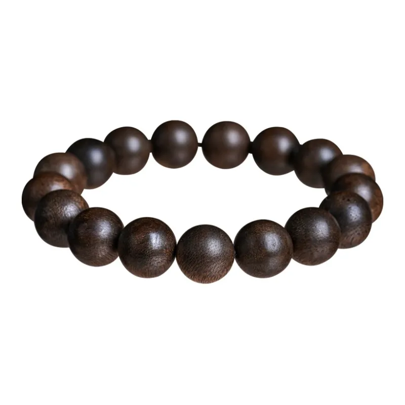 GUMUJIANG Fragrance Agarwood New Chinese Style Single Wrap Beaded Bracelet Unisex-7