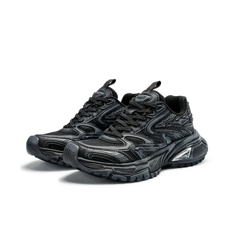 BASLS Moon Exploration Series Mecha Style Breathable Slip Resistant Low Top Chunky Sneakers-24