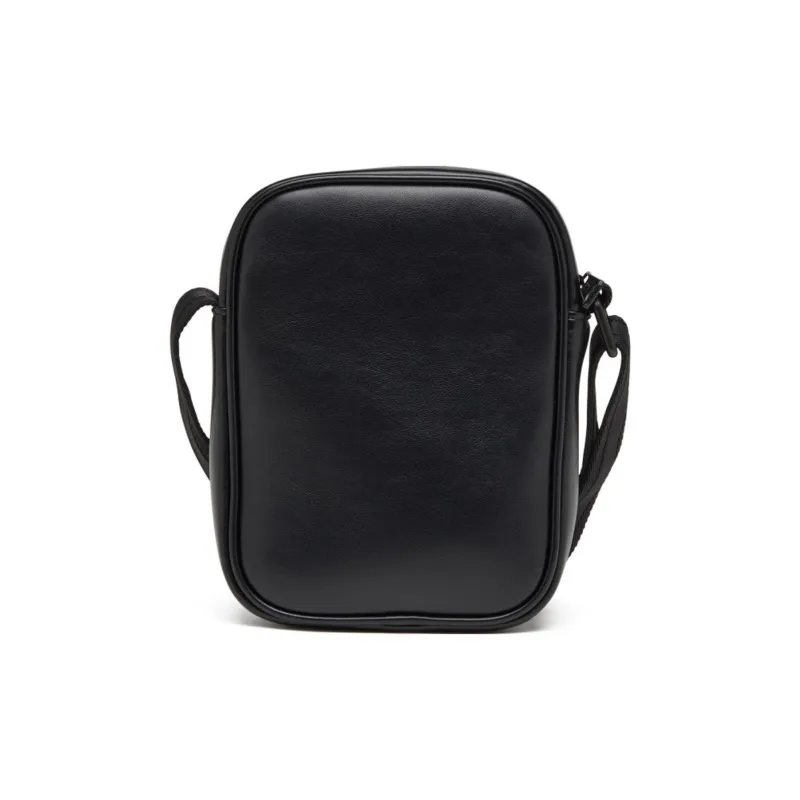 DIESEL PU Crossbody Bag Shoulder Bag Men's Black-3