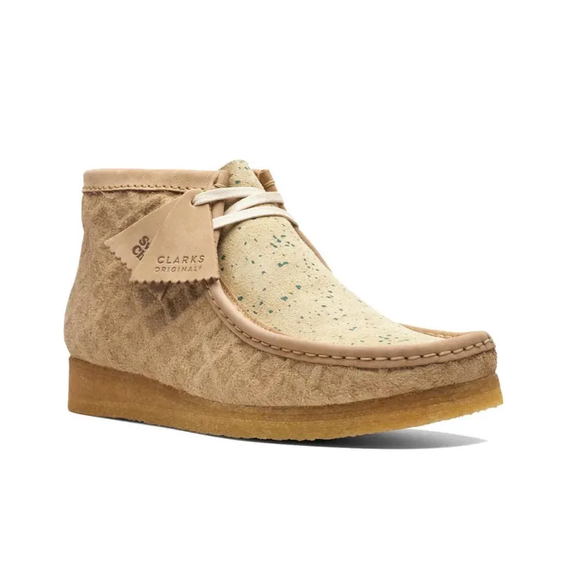 Clarks Originals Wallabee Boot Natural Green Women's-2
