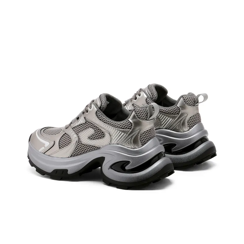 C°BANNER Wear-Resistant Low-Top Chunky Sneakers Women's-4