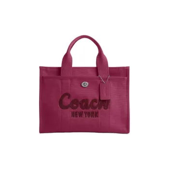 COACH Cargo Canvas Canvas Bag Tote Bag Shopping Bag Handbag Large Size Women's Pink
