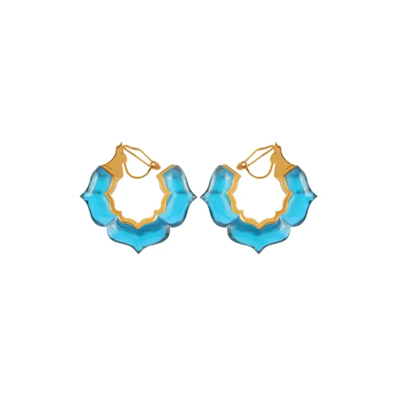 Bi disc 192 Silver Earrings Unisex-31