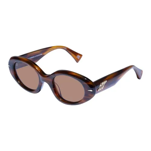 Le Specs Plate Frame Oval sunglasses ports Women's Multicolor
