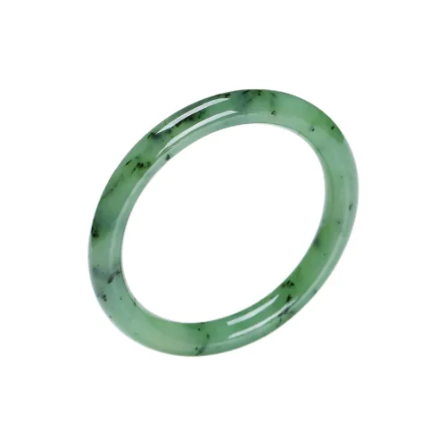 Artisan Lock Heart Jade Hetian Jade Bangles Jasper Unisex