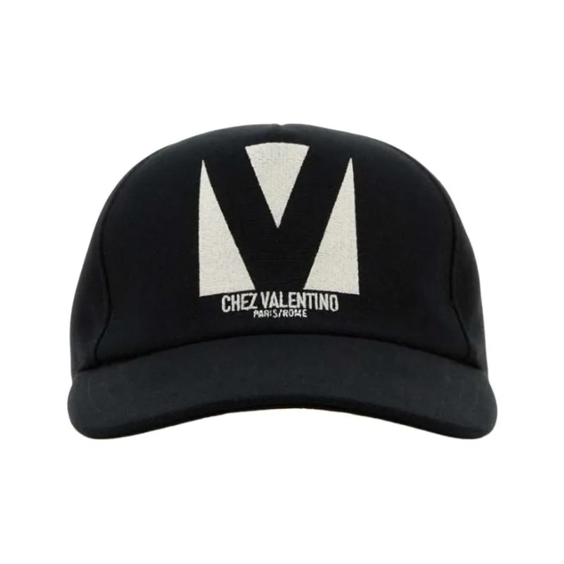 Valentino Logo Embroidered Baseball Cap-0