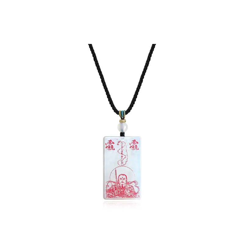 Tang Zhi Serpentine Jade Necklaces Unisex-0