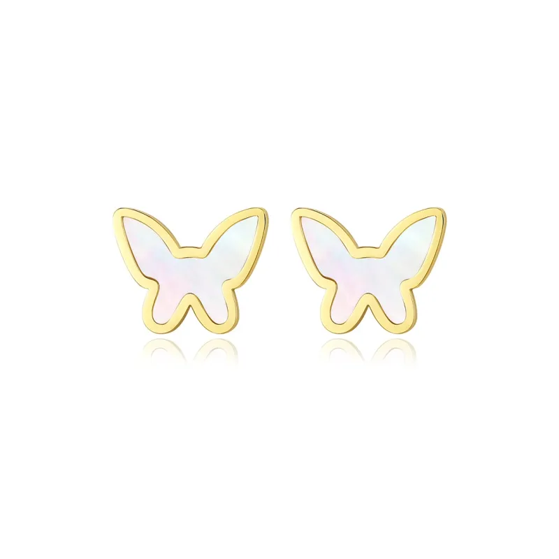 SENDME Eco Friendly Copper Stud Earrings Women's-0