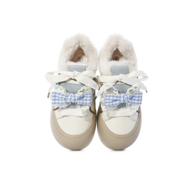 Lovely You Warm Wear-Resistant Lightweight Low-Top Skateboard Shoes Women's-21