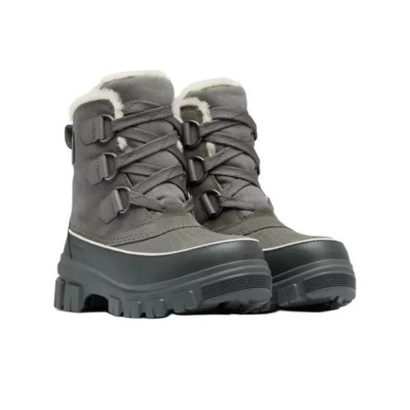 SOREL TORINO™ V Short Snow Boots Women's Black Gray Color-2