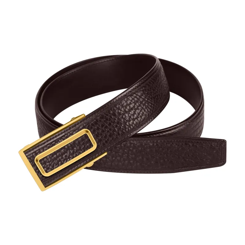 CATELLES Wild Cow Leather Textured Top Grain Cow Leather Leather Belts Men's 3.5cm/3.8cm-23